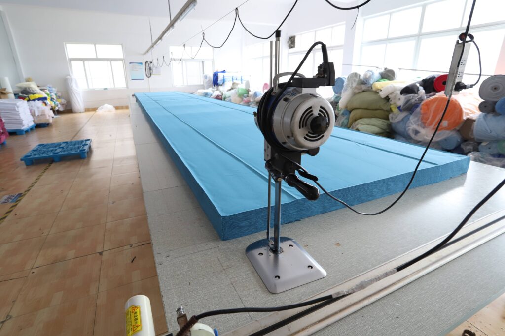 Fabric Cutting and Striping