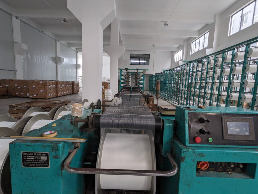 Warping Machine Yarn Winding onto Warp Beams